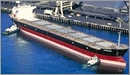 tanker being loaded