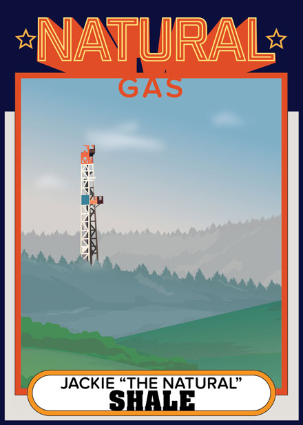 natural gas baseball card