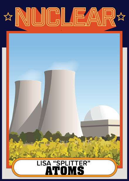 nuclear power baseball card
