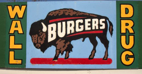 Wall Drug Burger Sign