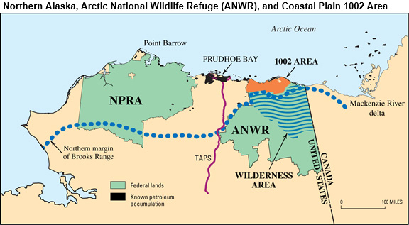 Access to Alaska’s ANWR for natural gas and oil production could increase U.S. energy security